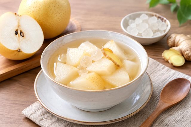 Lê chưng đường phèn trị ho là loại nào, cách chưng và ai không nên dùng?