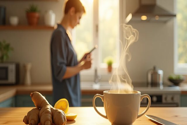 Cách sử dụng gừng làm giảm đau dạ dày