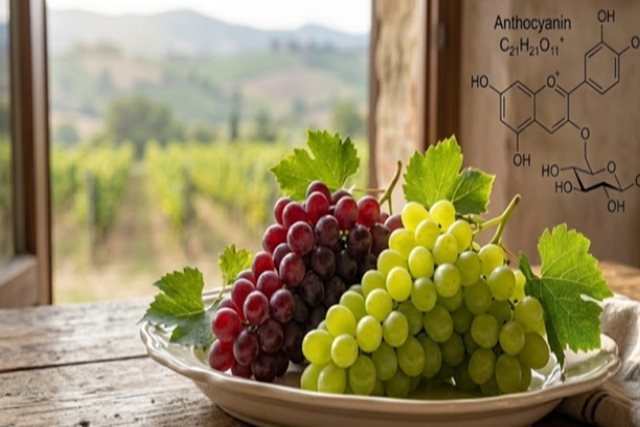 Nho đỏ hay nho xanh: Loại nào giàu chất chống oxy hóa và thực sự tốt hơn?