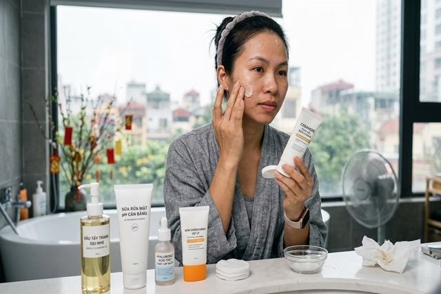 Bí quyết giữ vẻ rạng rỡ cho làn da 'quá tải' đầu xuân