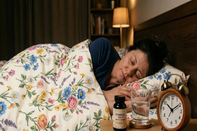Nên uống vitamin D vào buổi sáng hay buổi tối để có giấc ngủ ngon nhất?