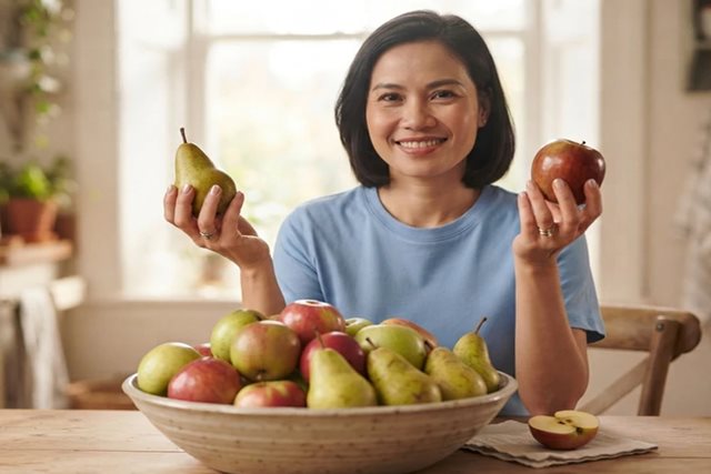 Ăn táo hay lê tốt hơn cho lượng đường trong máu?