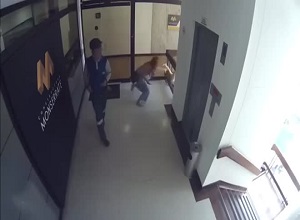 Bé trai bất cẩn ngã khỏi lan can, mẹ phản ứng như siêu nhân cứu con trong nháy mắt