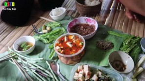 Thịt chim nướng băm trộn rau thơm - Bữa trưa trên nương (phần 4)