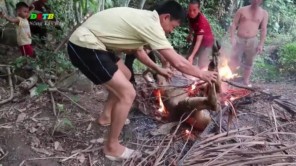 Xẻ thịt bò giữa rừng (phần 1)