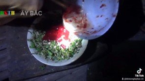 Lên Tây Bắc ăn tiết canh gà Đông Dây