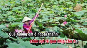 LK GỢI NHỚ QUÊ HƯƠNG, EM ĐI TRÊN CỎ NON, NGỢI CA QUÊ HƯƠNG EM - BELLA PHƯƠNG PHẠM (KARAOKE)