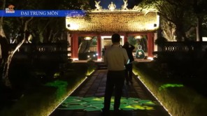 Văn Miếu - Quốc Tử Giám Về Đêm công nghệ Mapping 3D Kết Hợp Với Lịch Sử biết kể chuyện (phần 2)