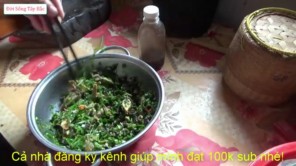Gỏi ốc bươu vàng với nước cốt măng chua thần thánh (Phần 3)