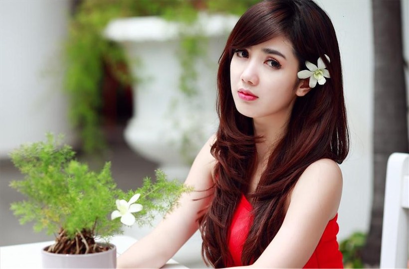 Phát ghen với hình ảnh dễ thương của các girl xinh tóc dài